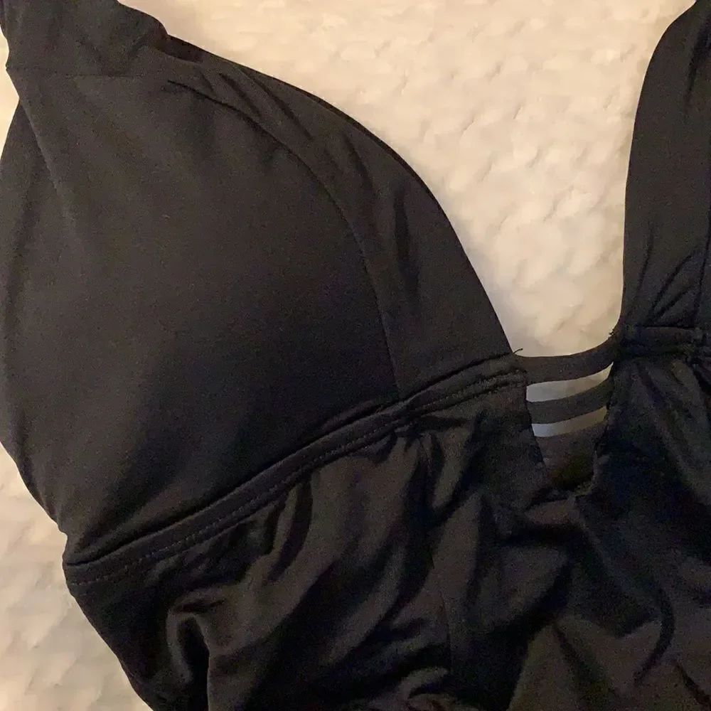 Sun Lab Swim Black Strappy One Piece S - Picture 5 of 6